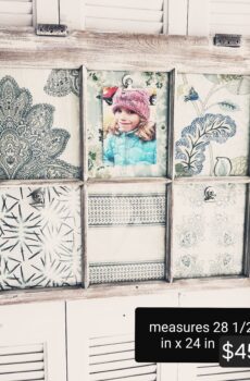 Antique Window 4x6 or 5x7 Picture Frame – Shabby Chic Charm!