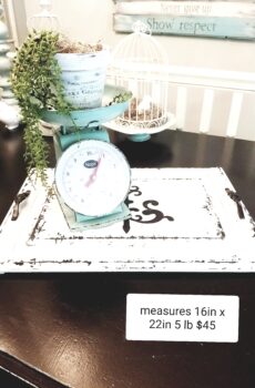 Solid Wood Serving Tray with Handles
