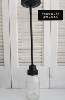 Mason Jar Pendant Light