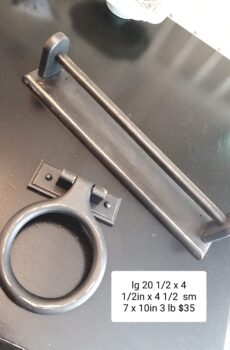 Black Bathroom Towel Rack Set | Painted in the USA