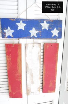 Cedar Wood American Flag – Handcrafted with Pride!
