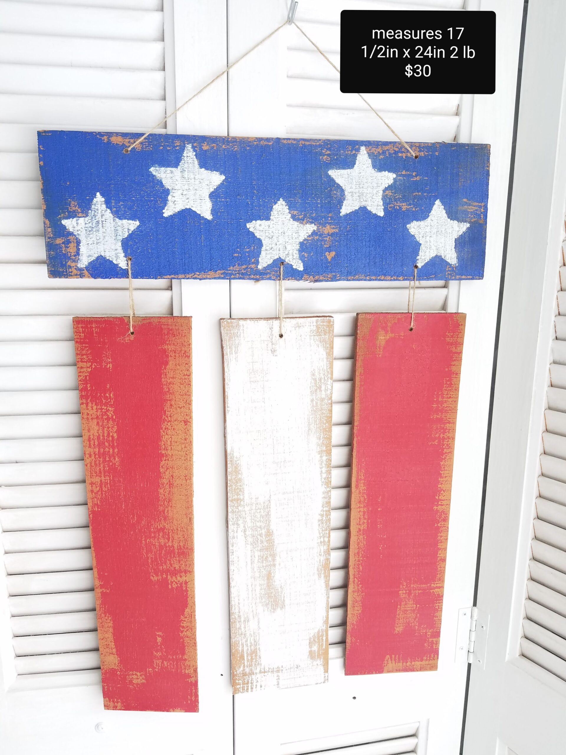 Cedar Wood American Flag – Handcrafted with Pride!