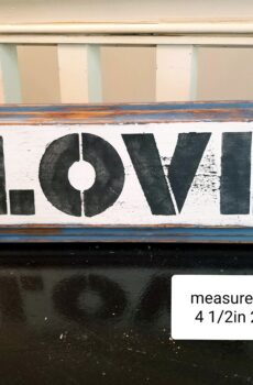 Sale! "Home, Love, Family" Solid Wood Blue & White Wall Hanging Signs (3 Options) | Made in the USA!