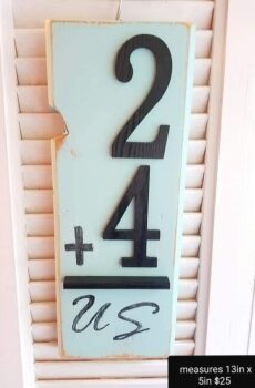 Equation Family Plaque – Solid Wood Wall Hanging
