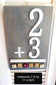 Equation Family Plaque – Wood Wall Hanging