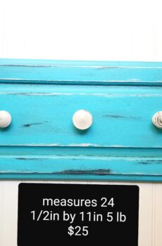 Solid Wood Wall Hanging Garment Rack with 3 Hooks