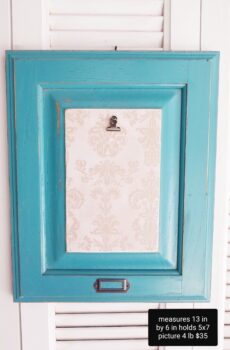 Solid Wood 5x7 Picture Frame – Shabby Chic Perfection!
