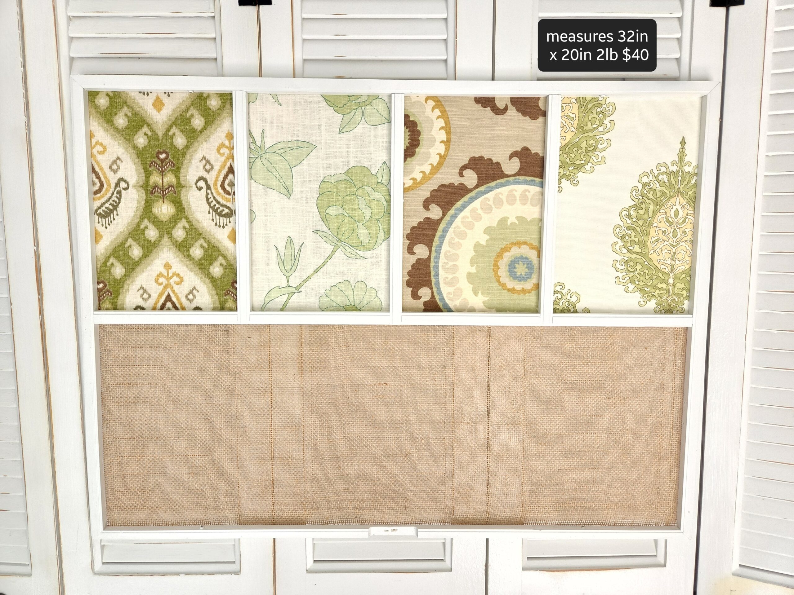 Shabby Chic Fabric Frame – Vintage Charm!