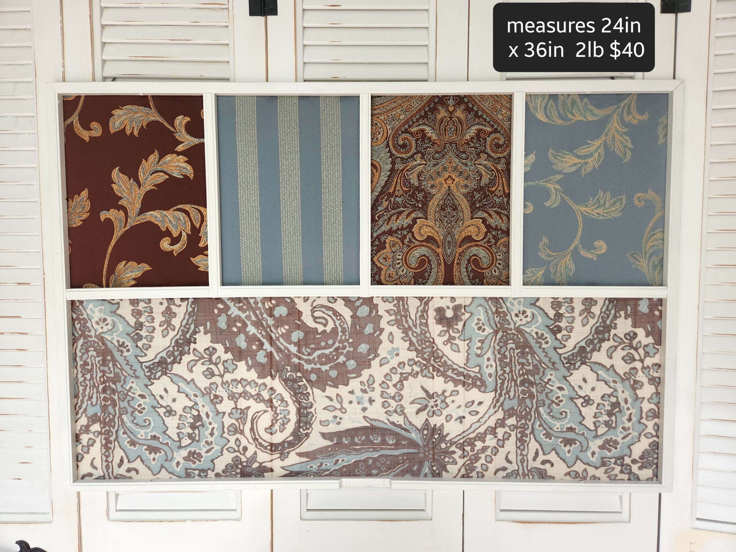 Shabby Chic Window Frame Wall Art– Vintage Charm!