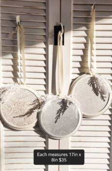 Set of 3 Beautiful Hanging Large Ornaments