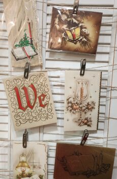 Early 1900s Vintage Christmas Greeting Card Set