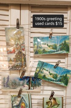 Early 1900s Vintage Christmas Greeting Card Set