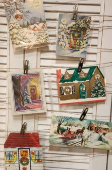 Early 1900s Vintage Christmas Greeting Card Set