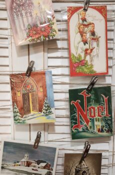 Early 1900s Vintage Christmas Greeting Card Set