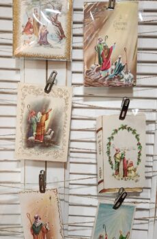 Early 1900s Vintage Christmas Greeting Card Set