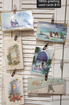 Early 1900s Vintage Christmas Greeting Card Set
