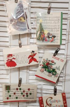 Early 1900s Vintage Christmas Greeting Card Set
