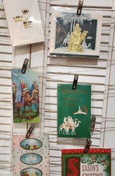 Early 1900s Vintage Christmas Greeting Card Set