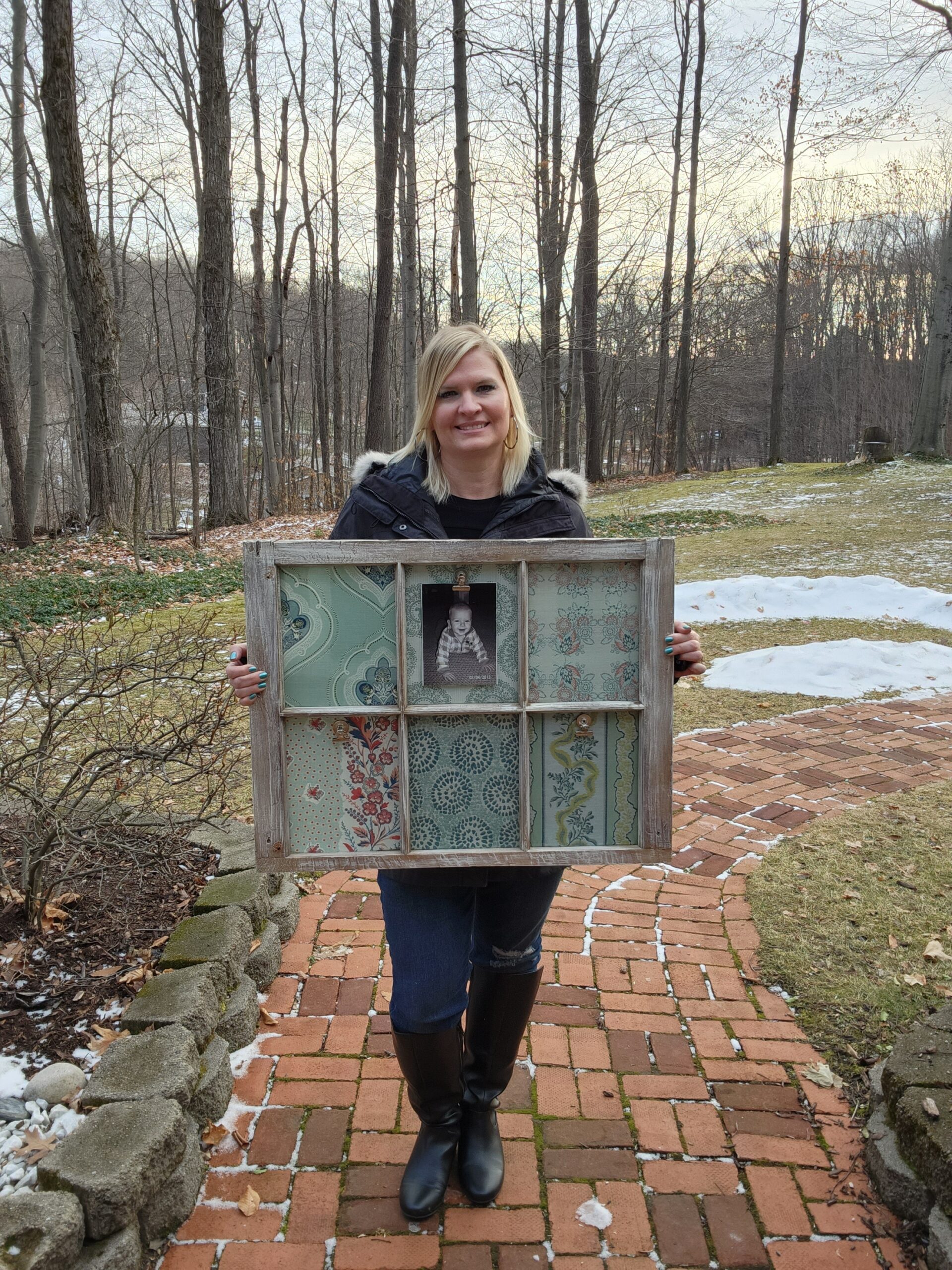 Antique Window 4x6 or 5x7 Picture Frame – Shabby Chic Charm! - Image 4