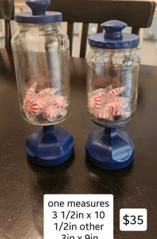 Storage jar set/Candy jars | Crafted in the USA