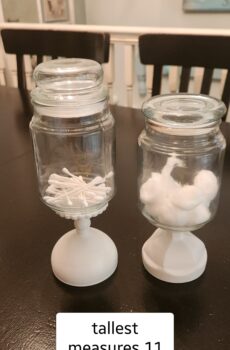 Storage jar set/Candy jars | Crafted in the USA