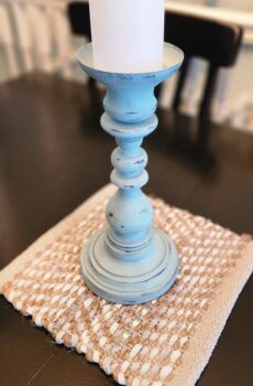 White & Tan Decorative Placemat – 12x12 Neutral Elegant Table Décor