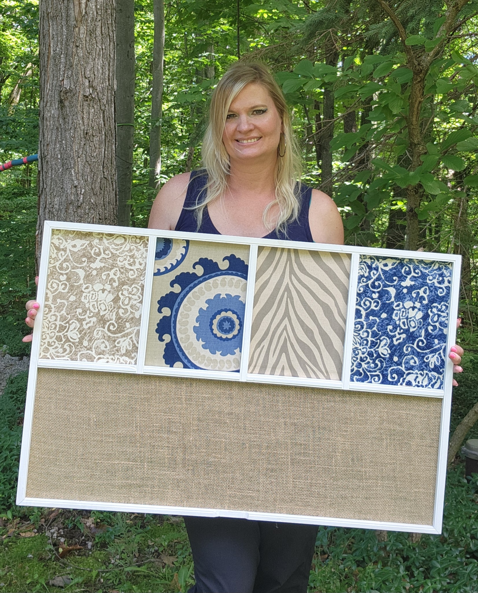 Shabby Chic Fabric Frame – Vintage Charm! - Image 3