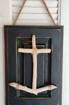 Driftwood Anchor – Coastal Nautical Decor