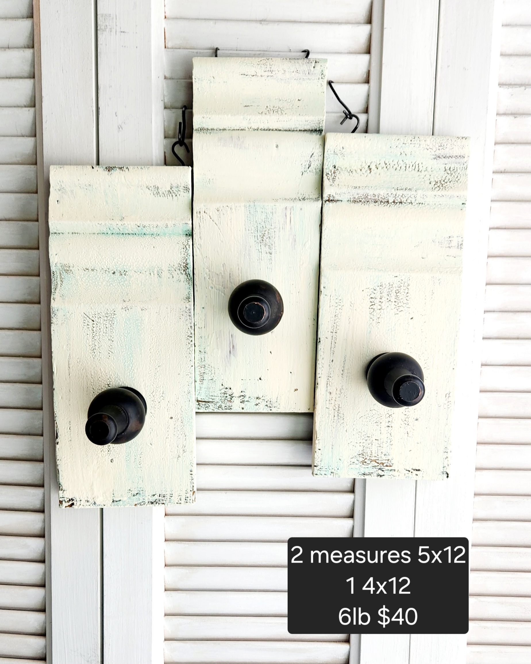 Rustic Garment Rack Vintage Farmhouse 3-Piece Garment Rack Set - Sooo Creative Designs Decor