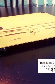 Repurposed Cigar Box with Feet