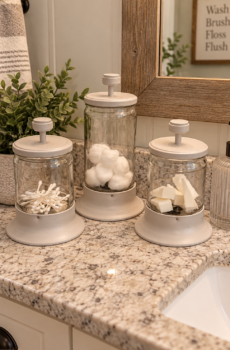Storage jar set/Candy jars | Crafted in the USA!