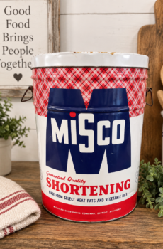Vintage Misco Shortening Can – A Collector’s Gem!