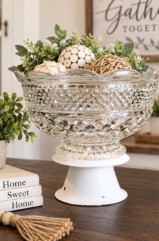 Elegant Glass Bowl on Pedestal – Perfect for Food or Candles | Crafted in the USA!