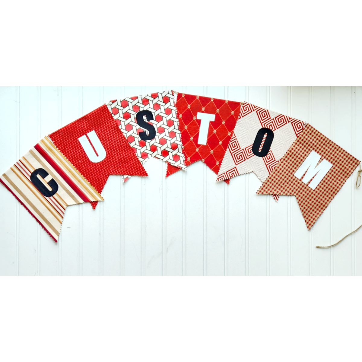 Custom Fabric Banner + Matching Flower Wall Art! - Image 5