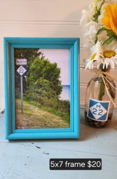 5x7 Solid Wood Picture Frame with Iconic M-22 Photo