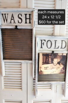 Vintage Washboards Turned Picture Holders – One-of-a-Kind Decor!