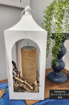 Decorative Beach-Inspired Lantern – For Display Only