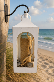 Decorative Beach-Inspired Lantern – For Display Only
