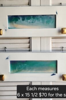 Coastal Resin Wall Hooks – Handmade Wood Decor - Crafted in the USA