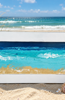 Handmade Great Lake Beach Wall Art - Made in the USA