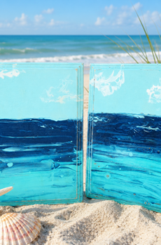 Great Lakes Inspired Coastal Wall Art Set - Made in the USA