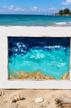 Great Lakes Inspired Abstract Wall Art - Made in the USA